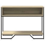 Casa si Gradina - Mobilier - Comode si corpuri - Console - Masuta consola, stejar sonoma, 100x35x74,5 cm, lemn prelucrat - Infinity.ro