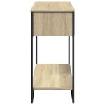Casa si Gradina - Mobilier - Comode si corpuri - Console - Masuta consola, stejar sonoma, 100x35x74,5 cm, lemn prelucrat - Infinity.ro
