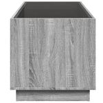 Casa si Gradina - Mobilier - Mese si birouri - Masute de cafea - Masuta de cafea cu LED infinity, gri sonoma, 70x50x50 cm - Infinity.ro