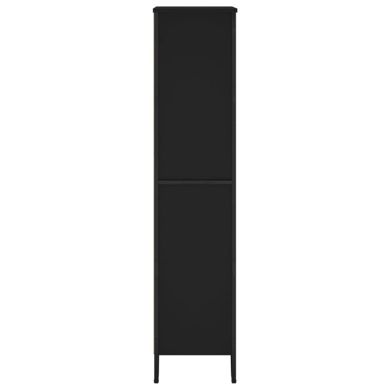 Casa si Gradina - Mobilier - Biblioteci si rafturi - Biblioteci - Biblioteca, negru, 80x31x137,5 cm, lemn prelucrat - Infinity.ro
