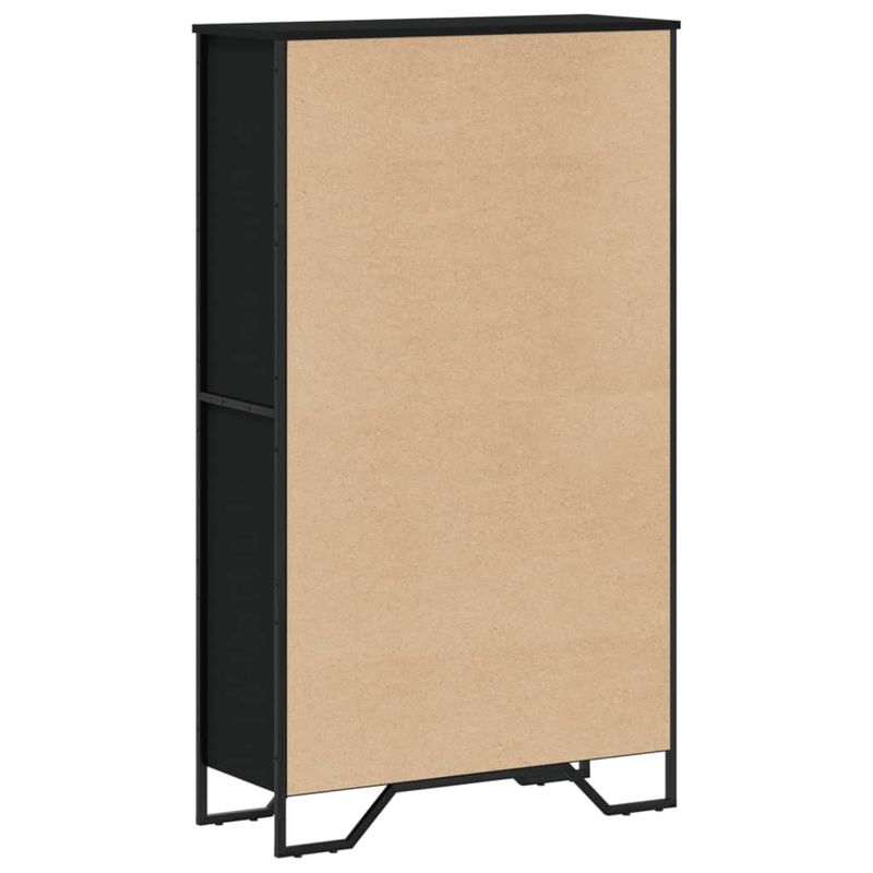 Casa si Gradina - Mobilier - Biblioteci si rafturi - Biblioteci - Biblioteca, negru, 80x31x137,5 cm, lemn prelucrat - Infinity.ro
