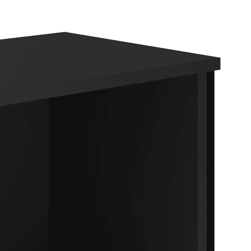Casa si Gradina - Mobilier - Biblioteci si rafturi - Biblioteci - Biblioteca, negru, 80x31x137,5 cm, lemn prelucrat - Infinity.ro
