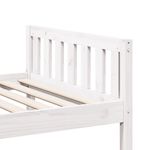 Casa si Gradina - Mobilier - Paturi si accesorii - Paturi - Pat pentru copii fara saltea, alb, 90x190 cm, lemn masiv de pin - Infinity.ro