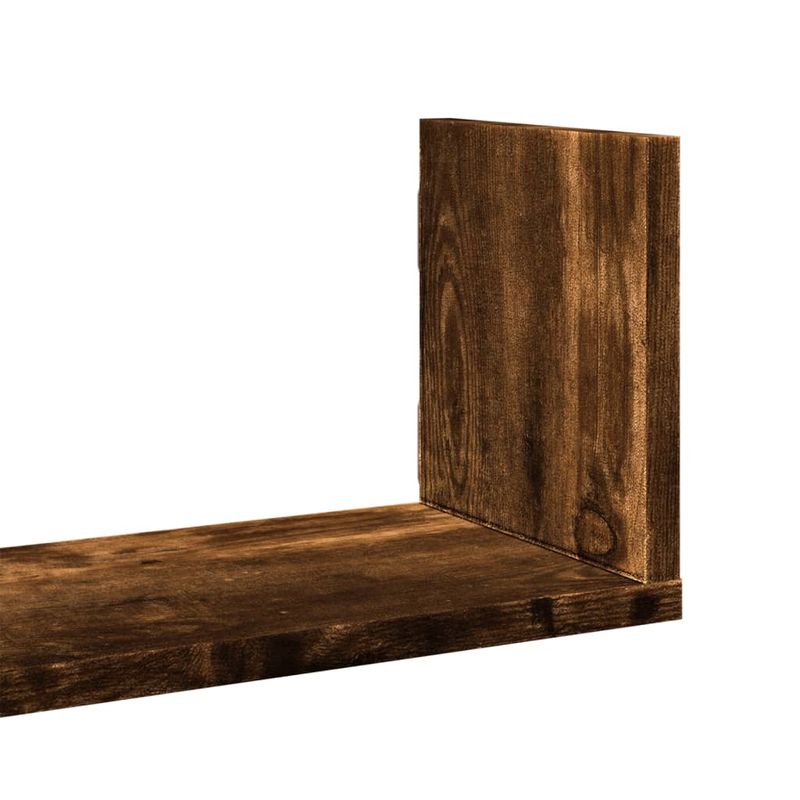 Casa si Gradina - Mobilier - Biblioteci si rafturi - Rafturi - Rafturi perete 3 buc. stejar fumuriu 58x18x18 cm lemn prelucrat - Infinity.ro