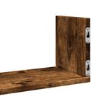 Casa si Gradina - Mobilier - Biblioteci si rafturi - Rafturi - Rafturi perete 3 buc. stejar fumuriu 58x18x18 cm lemn prelucrat - Infinity.ro