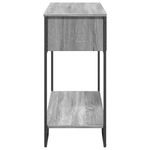 Casa si Gradina - Mobilier - Comode si corpuri - Console - Masuta consola, gri sonoma, 100x35x74,5 cm, lemn prelucrat - Infinity.ro