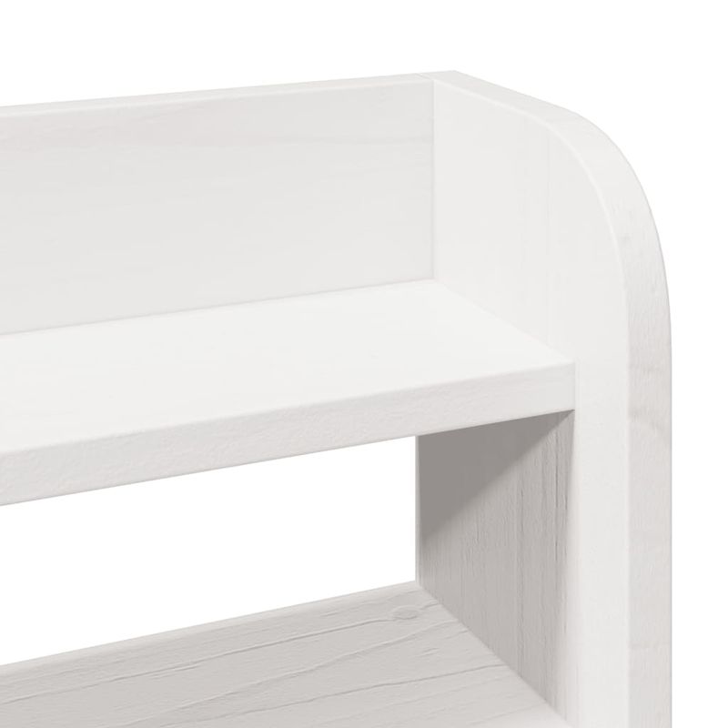 Casa si Gradina - Mobilier - Paturi si accesorii - Paturi - Cadru de pat cu tablie, alb, 160x200 cm, lemn masiv de pin - Infinity.ro