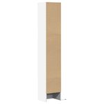 Casa si Gradina - Mobilier - Comode si corpuri - Comode - Dulap cu LED, alb, 36x32,5x200 cm, lemn prelucrat - Infinity.ro