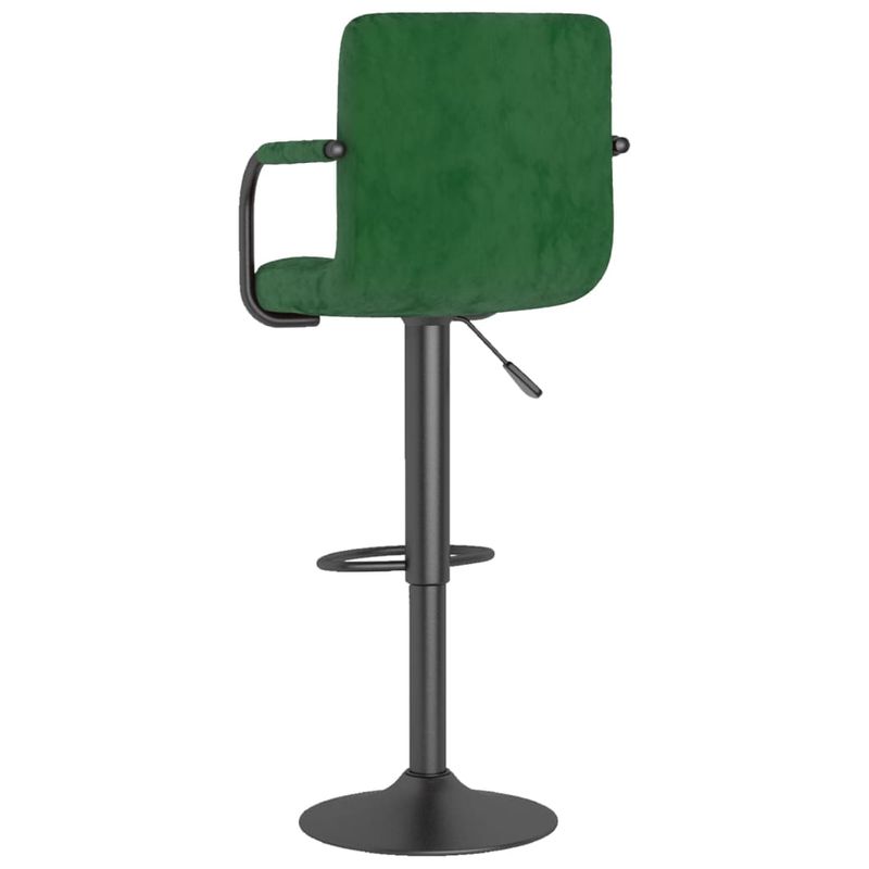 Casa si Gradina - Mobilier - Scaune si fotolii - Scaune - Scaune de bar, 2 buc., verde inchis, catifea - Infinity.ro