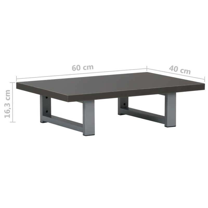 Casa si Gradina - Mobilier - Mobilier baie - Etajere baie - Mobilier de baie, gri, 60 x 40 x 16,3 cm - Infinity.ro