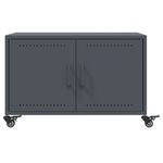 Casa si Gradina - Mobilier - Mese si birouri - Masute de cafea - Masuta de cafea, antracit, 68x50x43,5 cm, otel laminat la rece - Infinity.ro