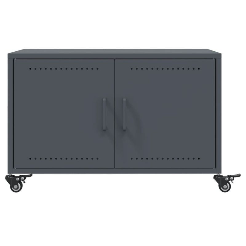 Casa si Gradina - Mobilier - Mese si birouri - Masute de cafea - Masuta de cafea, antracit, 68x50x43,5 cm, otel laminat la rece - Infinity.ro