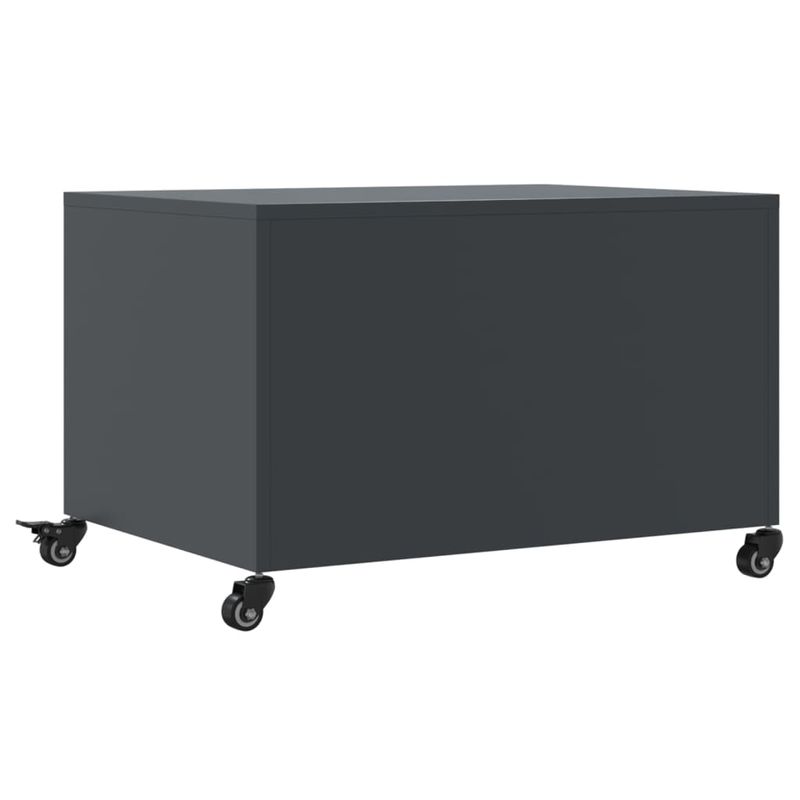 Casa si Gradina - Mobilier - Mese si birouri - Masute de cafea - Masuta de cafea, antracit, 68x50x43,5 cm, otel laminat la rece - Infinity.ro