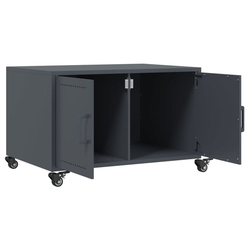 Casa si Gradina - Mobilier - Mese si birouri - Masute de cafea - Masuta de cafea, antracit, 68x50x43,5 cm, otel laminat la rece - Infinity.ro