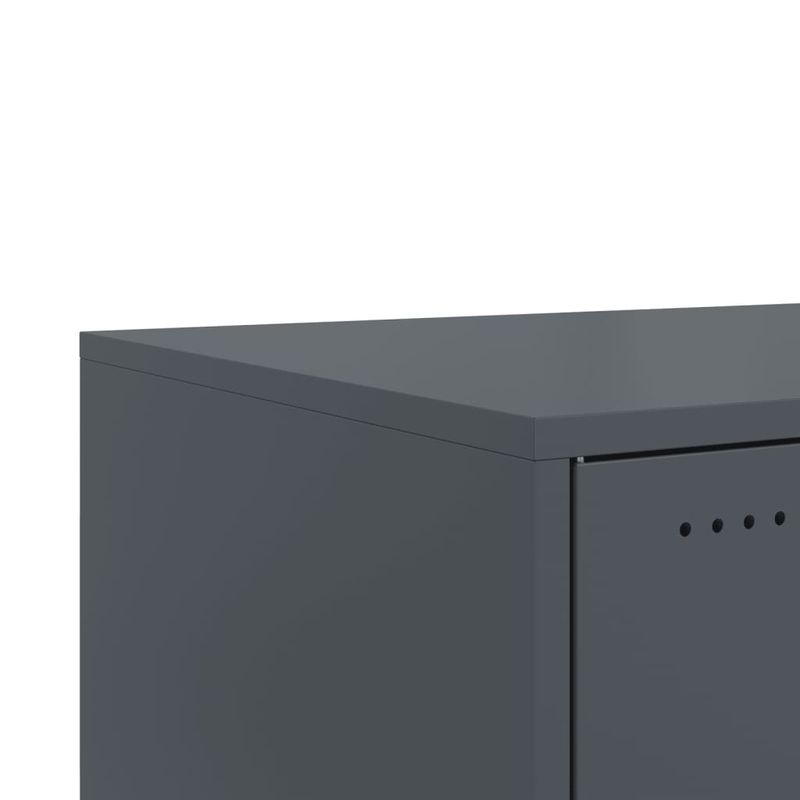 Casa si Gradina - Mobilier - Mese si birouri - Masute de cafea - Masuta de cafea, antracit, 68x50x43,5 cm, otel laminat la rece - Infinity.ro