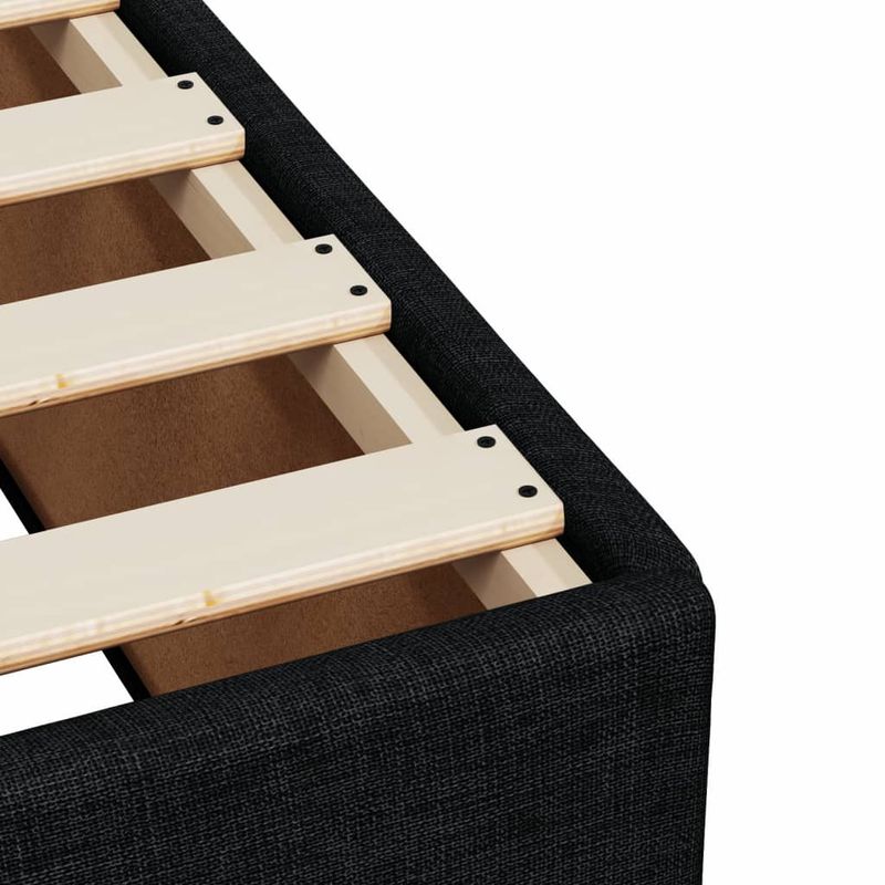 Casa si Gradina - Mobilier - Paturi si accesorii - Paturi - Pat box spring cu saltea, negru, 180x200 cm, catifea - Infinity.ro