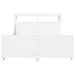 Casa si Gradina - Mobilier - Paturi si accesorii - Paturi - Cadru de pat fara saltea, alb, 120x190 cm, lemn masiv pin - Infinity.ro