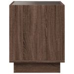Casa si Gradina - Mobilier - Comode si corpuri - Noptiere - Noptiera cu LED infinity, stejar maro, 40x40x50 cm - Infinity.ro