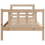 Casa si Gradina - Mobilier - Paturi si accesorii - Paturi - Cadru pat fara saltea, 100x200 cm, lemn masiv pin - Infinity.ro