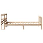 Casa si Gradina - Mobilier - Paturi si accesorii - Paturi - Cadru pat fara saltea, 100x200 cm, lemn masiv pin - Infinity.ro