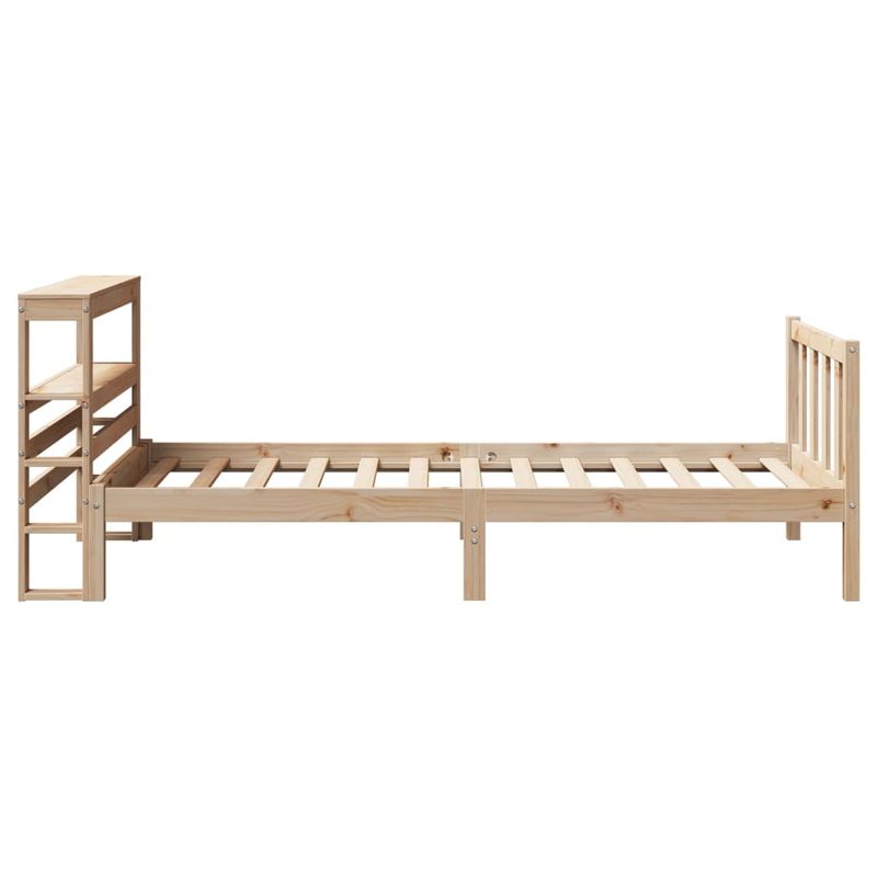 Casa si Gradina - Mobilier - Paturi si accesorii - Paturi - Cadru pat fara saltea, 100x200 cm, lemn masiv pin - Infinity.ro