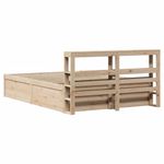 Casa si Gradina - Mobilier - Paturi si accesorii - Paturi - Cadru de pat cu tablie, 140x200 cm, lemn masiv de pin - Infinity.ro