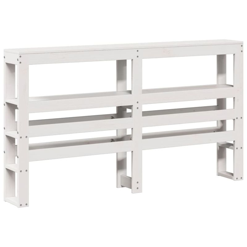 Casa si Gradina - Mobilier - Paturi si accesorii - Paturi - Cadru de pat fara saltea, alb, 120x190 cm, lemn masiv pin - Infinity.ro
