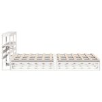 Casa si Gradina - Mobilier - Paturi si accesorii - Paturi - Cadru de pat fara saltea, alb, 120x190 cm, lemn masiv pin - Infinity.ro