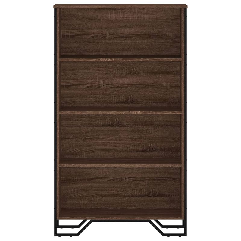 Casa si Gradina - Mobilier - Biblioteci si rafturi - Biblioteci - Biblioteca, stejar maro, 80x31x137,5 cm, lemn prelucrat - Infinity.ro