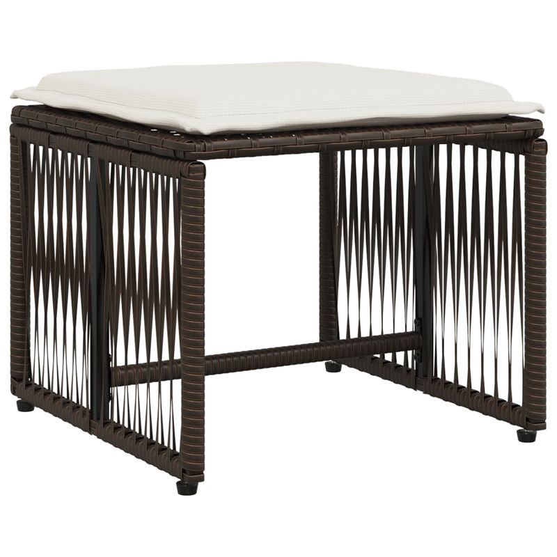 Casa si Gradina - Gradina si terasa - Mobilier exterior - Seturi mobila gradina - Set mobilier de gradina cu perne, 7 piese, maro, poliratan - Infinity.ro