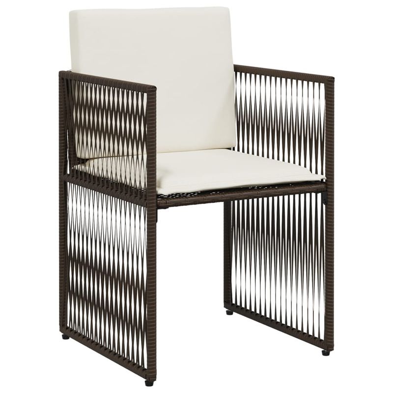 Casa si Gradina - Gradina si terasa - Mobilier exterior - Seturi mobila gradina - Set mobilier de gradina cu perne, 7 piese, maro, poliratan - Infinity.ro