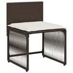 Casa si Gradina - Gradina si terasa - Mobilier exterior - Seturi mobila gradina - Set mobilier de gradina cu perne, 7 piese, maro, poliratan - Infinity.ro