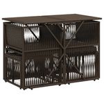 Casa si Gradina - Gradina si terasa - Mobilier exterior - Seturi mobila gradina - Set mobilier de gradina cu perne, 7 piese, maro, poliratan - Infinity.ro