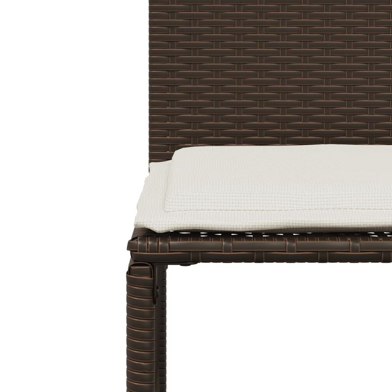 Casa si Gradina - Gradina si terasa - Mobilier exterior - Seturi mobila gradina - Set mobilier de gradina cu perne, 7 piese, maro, poliratan - Infinity.ro