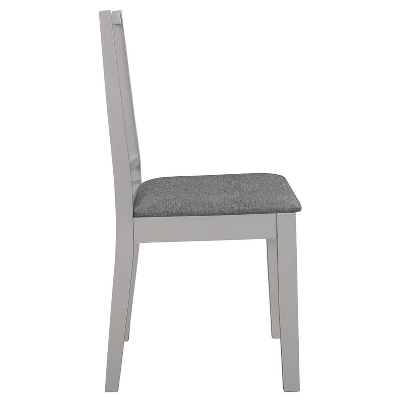 Casa si Gradina - Mobilier - Scaune si fotolii - Scaune - Scaune de bucatarie cu perne, 2 buc., gri, lemn masiv - Infinity.ro