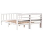 Casa si Gradina - Mobilier - Paturi si accesorii - Paturi - Cadru de pat fara saltea, alb, 120x190 cm, lemn masiv pin - Infinity.ro