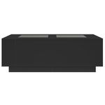Casa si Gradina - Mobilier - Mese si birouri - Masute de cafea - Masuta de cafea cu LED infinity, negru, 116x69x40 cm - Infinity.ro