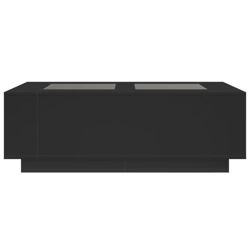 Casa si Gradina - Mobilier - Mese si birouri - Masute de cafea - Masuta de cafea cu LED infinity, negru, 116x69x40 cm - Infinity.ro