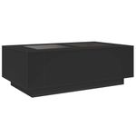 Casa si Gradina - Mobilier - Mese si birouri - Masute de cafea - Masuta de cafea cu LED infinity, negru, 116x69x40 cm - Infinity.ro
