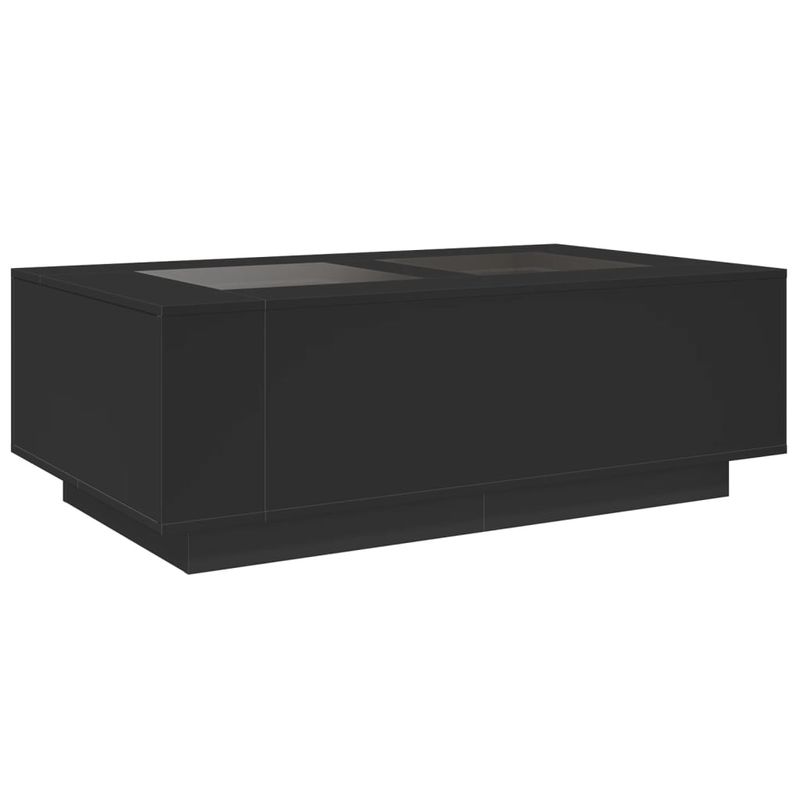 Casa si Gradina - Mobilier - Mese si birouri - Masute de cafea - Masuta de cafea cu LED infinity, negru, 116x69x40 cm - Infinity.ro