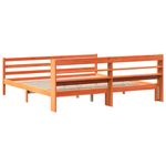 Casa si Gradina - Mobilier - Paturi si accesorii - Paturi - Cadru de pat fara saltea, maro ceruit 180x200 cm lemn masiv pin - Infinity.ro