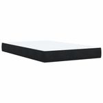 Casa si Gradina - Mobilier - Paturi si accesorii - Paturi - Pat box spring cu saltea, negru, 120x190 cm, catifea - Infinity.ro