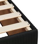Casa si Gradina - Mobilier - Paturi si accesorii - Paturi - Pat box spring cu saltea, negru, 120x190 cm, catifea - Infinity.ro