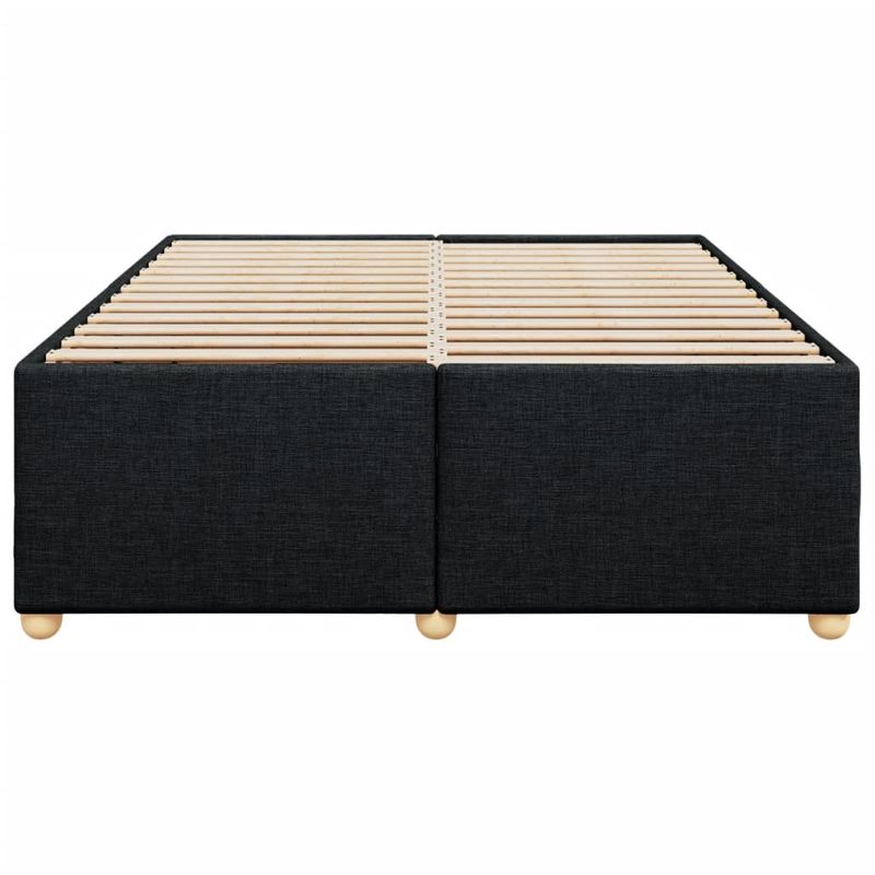 Casa si Gradina - Mobilier - Paturi si accesorii - Paturi - Cadru de pat fara saltea, negru, 160x200 cm, textil - Infinity.ro