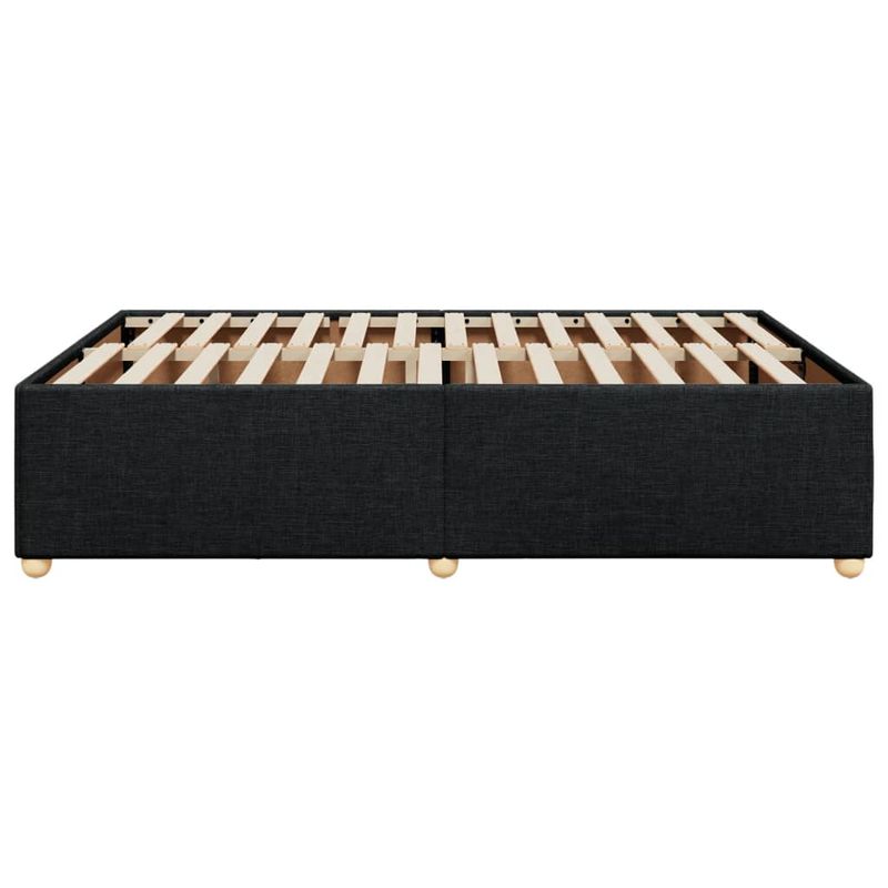 Casa si Gradina - Mobilier - Paturi si accesorii - Paturi - Cadru de pat fara saltea, negru, 160x200 cm, textil - Infinity.ro