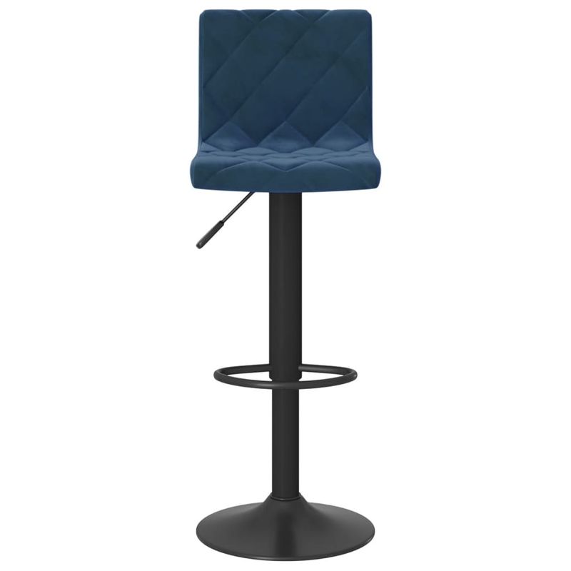 Casa si Gradina - Mobilier - Scaune si fotolii - Scaune - Scaune de bar, 2 buc., albastru, catifea - Infinity.ro
