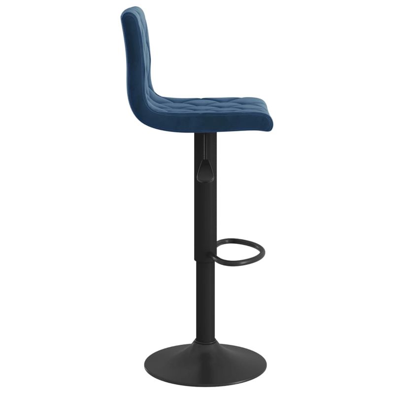 Casa si Gradina - Mobilier - Scaune si fotolii - Scaune - Scaune de bar, 2 buc., albastru, catifea - Infinity.ro