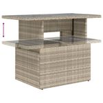 Casa si Gradina - Gradina si terasa - Mobilier exterior - Seturi mobila gradina - Set canapele de gradina cu perne, 9 piese gri deschis poliratan - Infinity.ro