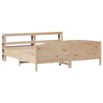 Casa si Gradina - Mobilier - Paturi si accesorii - Paturi - Cadru de pat fara saltea, 200x200 cm, lemn masiv pin - Infinity.ro