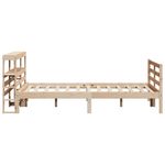 Casa si Gradina - Mobilier - Paturi si accesorii - Paturi - Cadru de pat fara saltea, 120x200 cm, lemn masiv pin - Infinity.ro